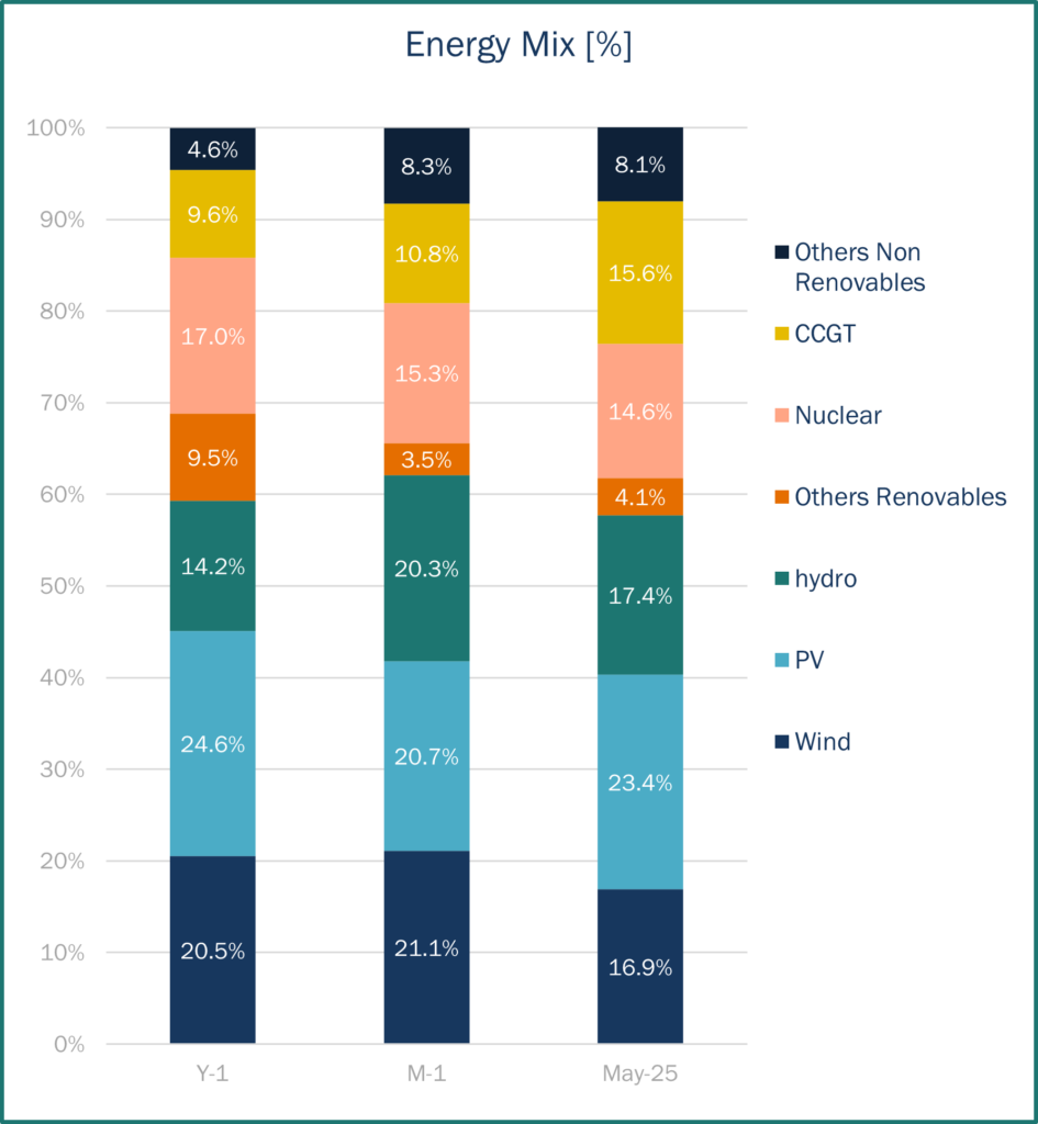 Energy Mix May 2025